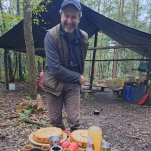 Jon Cree with Apple Cake