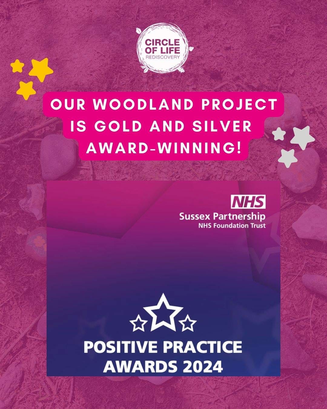 Woodland Project Positive Practice Awards Gold and Silver