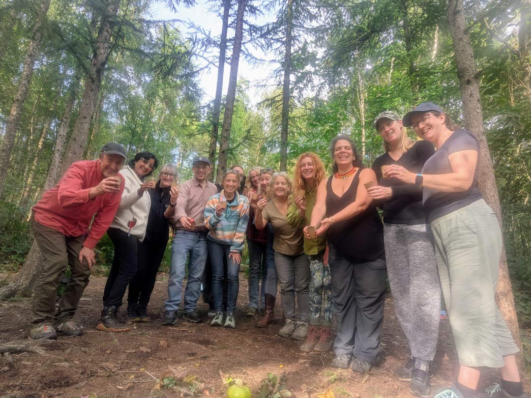 Group of participants on the certificate in nature-based practice