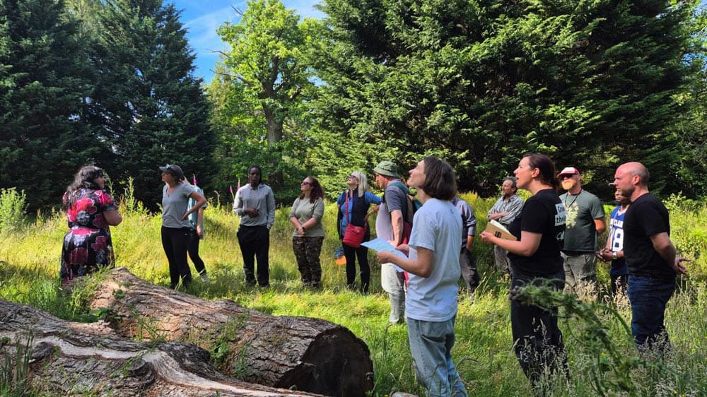 Participants on the Certificate in Nature-based practice in green woods